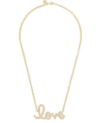 Sydney Evan Love 14 Karat Gold Diamond Necklace