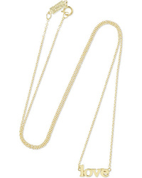 Jennifer Meyer Love 18 Karat Gold Necklace