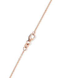 Andrea Fohrman Luna 14 Karat Rose Gold Diamond Necklace One Size