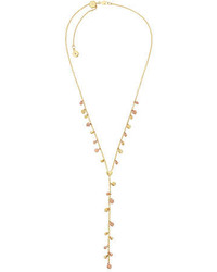 Michael Kors Michl Kors Tailored Two Tone Nugget Lariat Necklace