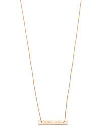 ginette_ny Mini Baguette Spoiled Rotten Necklace