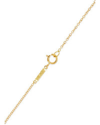 Jennifer Meyer Mini Evil Eye 18 Karat Gold Diamond Necklace