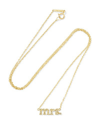 Jennifer Meyer Mrs 18 Karat Gold Diamond Necklace