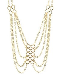 Charlotte Russe Multi Chain Harness Necklace