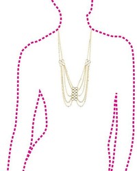 Charlotte Russe Multi Chain Harness Necklace