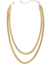 Lydell NYC Multi Layer Chain Necklace Golden