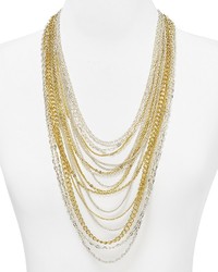 Lauren Ralph Lauren Multi Row Chain Necklace 24