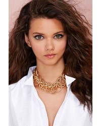 Nasty Gal Let It Chain Collar Necklace