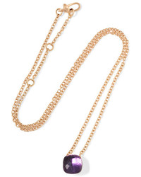 Pomellato Nudo 18 Karat Rose Gold Amethyst Necklace