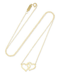 Jennifer Meyer Open Heart 18 Karat Gold Necklace