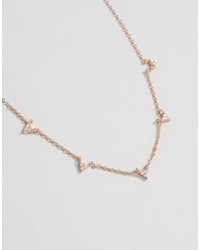 Orelia Mini Triangle Necklace