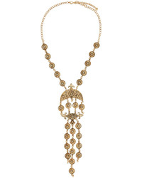 Lydell NYC Ornate Statet Drop Necklace