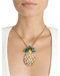 Anton Heunis Pandoras Box Pineapple Necklace