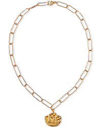 Alighieri Paola And Francesca Gold Plated Necklace