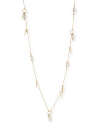 Alexis Bittar Petite Spike Necklace With Fancy Cut Crystals