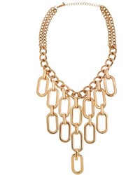 Charm & Chain Piper Strand Chain Drop Statet Necklace