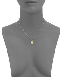 Ila Reece Diamond 14k Yellow Gold Locket Necklace