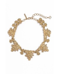 Oscar de la Renta Rococo Swirl Collar Necklace