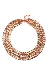 Kenneth Jay Lane Rose Gold Chain Necklace
