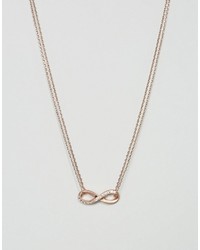 Pilgrim Rose Gold Infinity Necklace