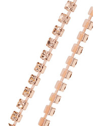 Maison Margiela Rose Gold Plated Crystal Necklace One Size