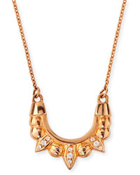 Pamela Love Rose Gold Plated Mini Tribal Spike Necklace