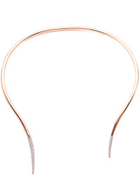 Ryan Storer Gold Plated Broken Choker With Pave Tip