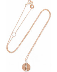 Ippolita Senso Stardust 18 Karat Rose Gold Diamond Necklace One Size