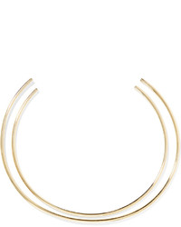 Jennifer Fisher Set Of Two Gold Plated Chokers One Size