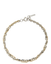 Justine Clenquet Silver And Gold Dana Necklace