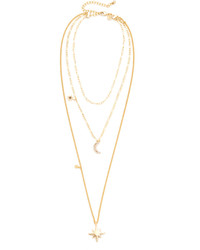 Rebecca Minkoff Stargazing Layered Delicate Necklace