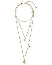 Rebecca Minkoff Stargazing Layered Delicate Necklace Necklace