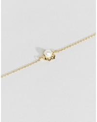 Asos Sterling Silver Gold Plated Aries Necklace