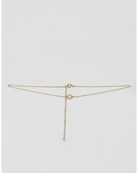 Asos Sterling Silver Gold Plated Aries Necklace