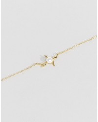 Asos Sterling Silver Gold Plated Sagittarius Necklace