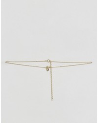 Asos Sterling Silver Gold Plated Virgo Necklace