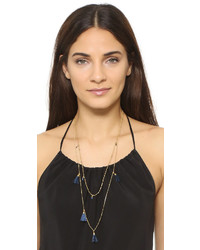 Madewell Tassel Layered Chain Necklace