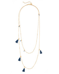 Madewell Tassel Layered Chain Necklace