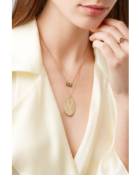 Brooke Gregson Taurus 14 Karat Gold Diamond Necklace