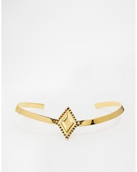 Vanessa Mooney The Fates Gold Choker Necklace