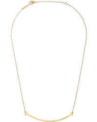 Tiffany & Co. Tiffany Co T Smile 16 18 18 Karat Gold Necklace