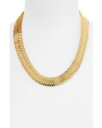 Topshop Articulated Collar Gold