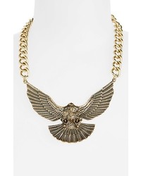 Topshop Eagle Collar Gold