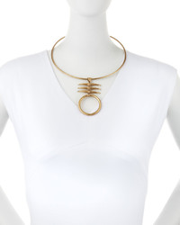 Tory Burch Triple Horn Collar Necklace