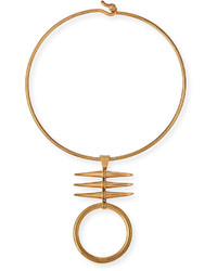 Tory Burch Triple Horn Collar Necklace