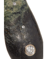 Cvc Stones Tundra 18 Karat Gold Stone And Diamond Necklace