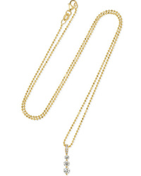 Anita Ko Twiggy Small 18 Karat Gold Diamond Necklace