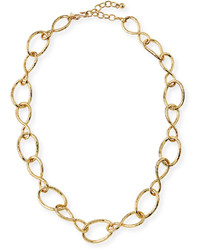 Kenneth Jay Lane Twisted Open Link Necklace 30