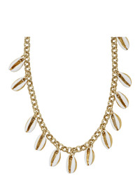 Isabel Marant White And Gold New Amer Necklace