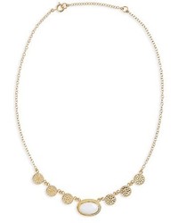 Anna Beck White Opal Frontal Necklace